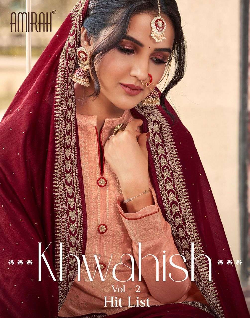 amirah khwahish vol 2 hit list latest fancy ladies suits 