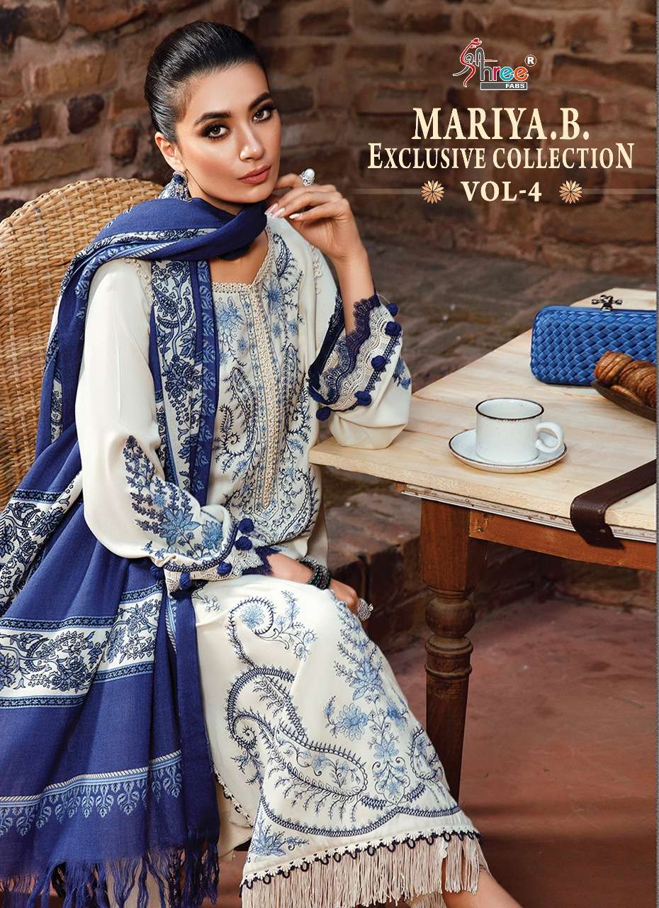 shree fabs mariya b exclusive vol 4 rayon cotton pakistani dresses