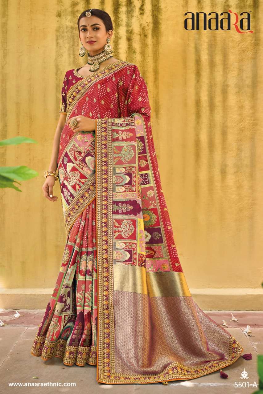 tathastu 5501-5516 silk rich look wedding saris wholesale clothing store 