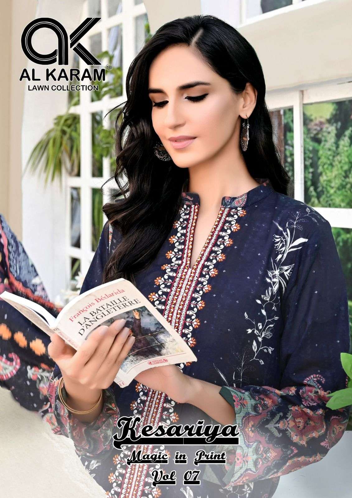 al karam kesariya magic in print vol 7 unstitched fancy pakistani suit 