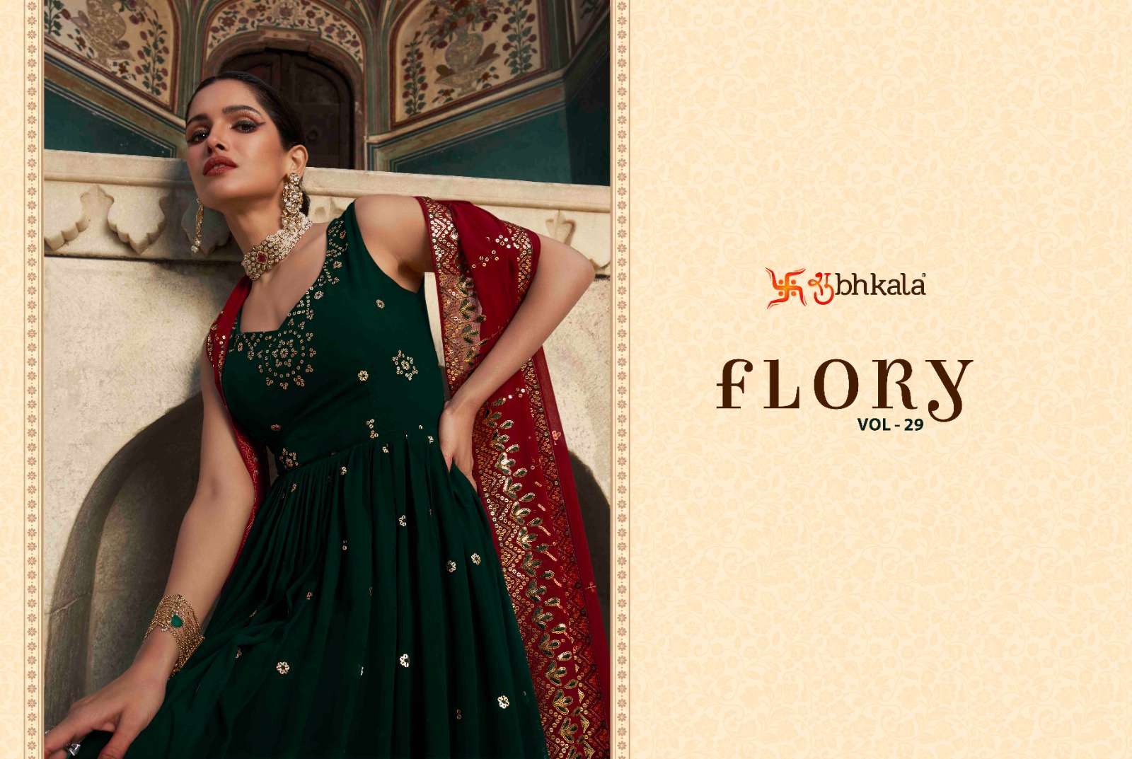 Shubhkala Flory Vol 29 Festival Style Long Anarkali style Gown Collection