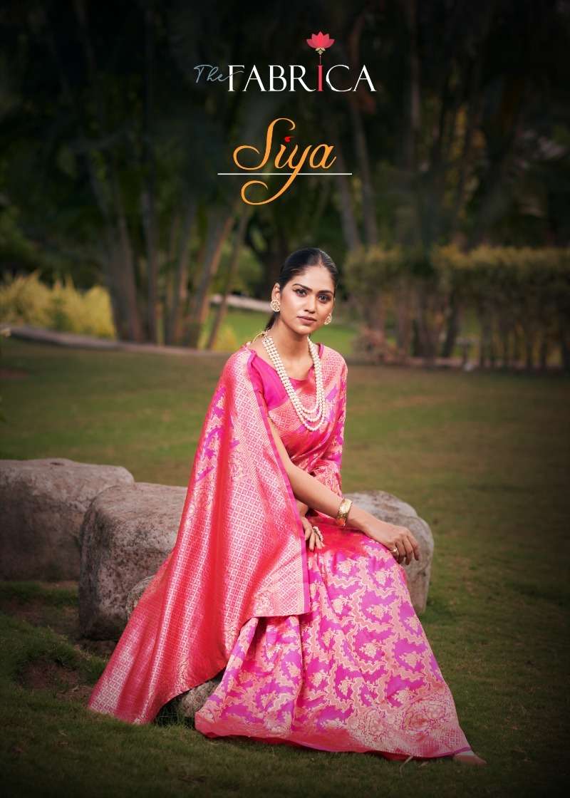 the fabrica present siya 19001-19006 wedding wear saree collection 