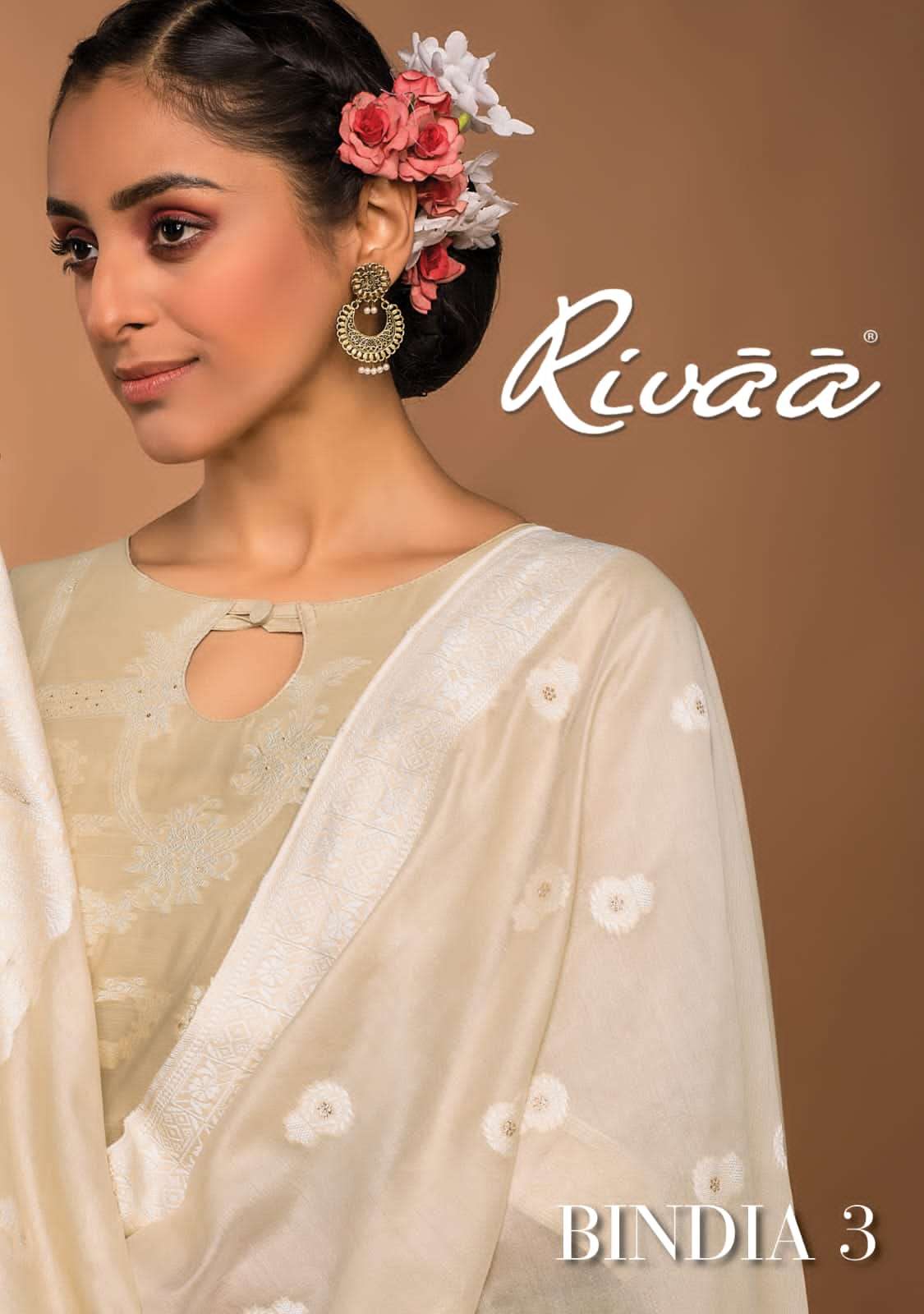 rivaa exports bindiya vol 3 banarasi jacquard designer salwar kameez material 