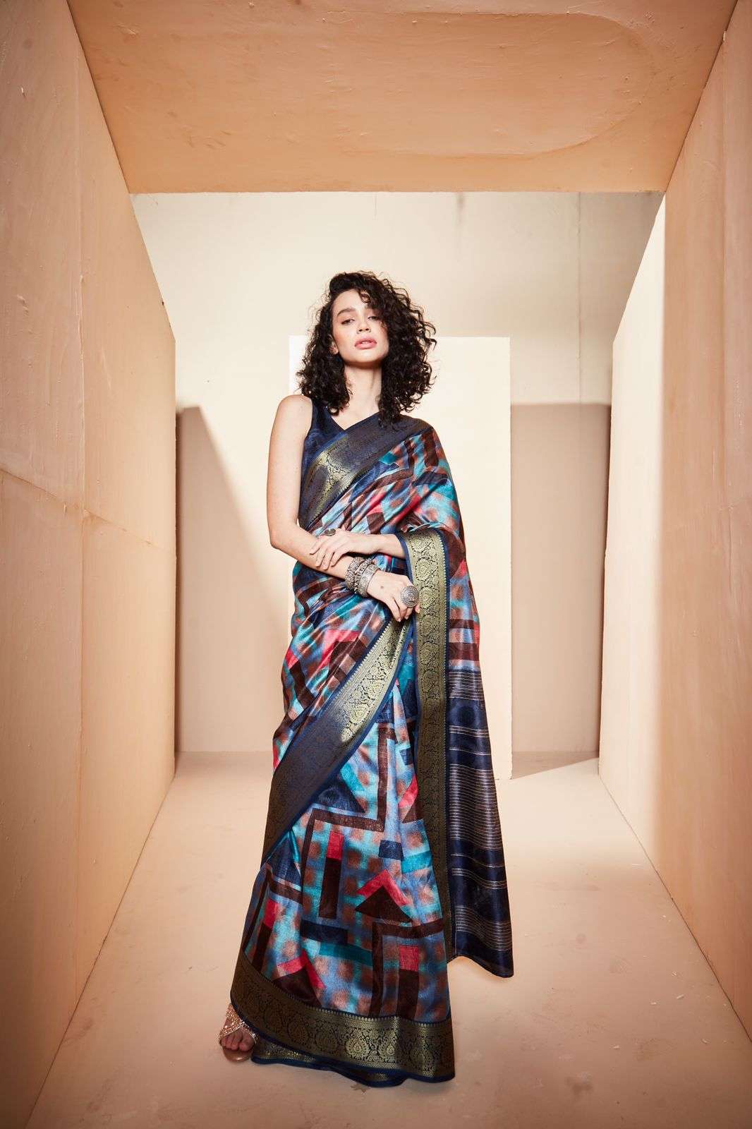 sr saree present kantaan fancy jute jacquard saris collection 