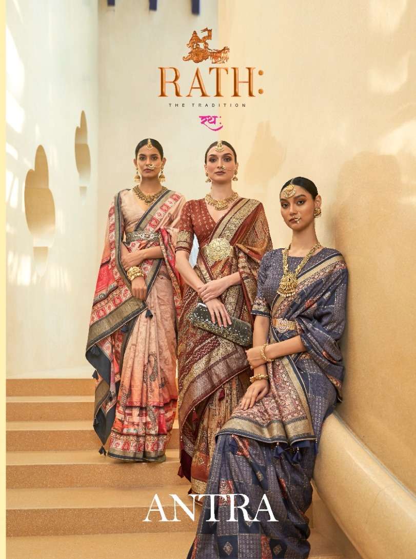antra by rath saree dola silk classy look traditional wear sarees