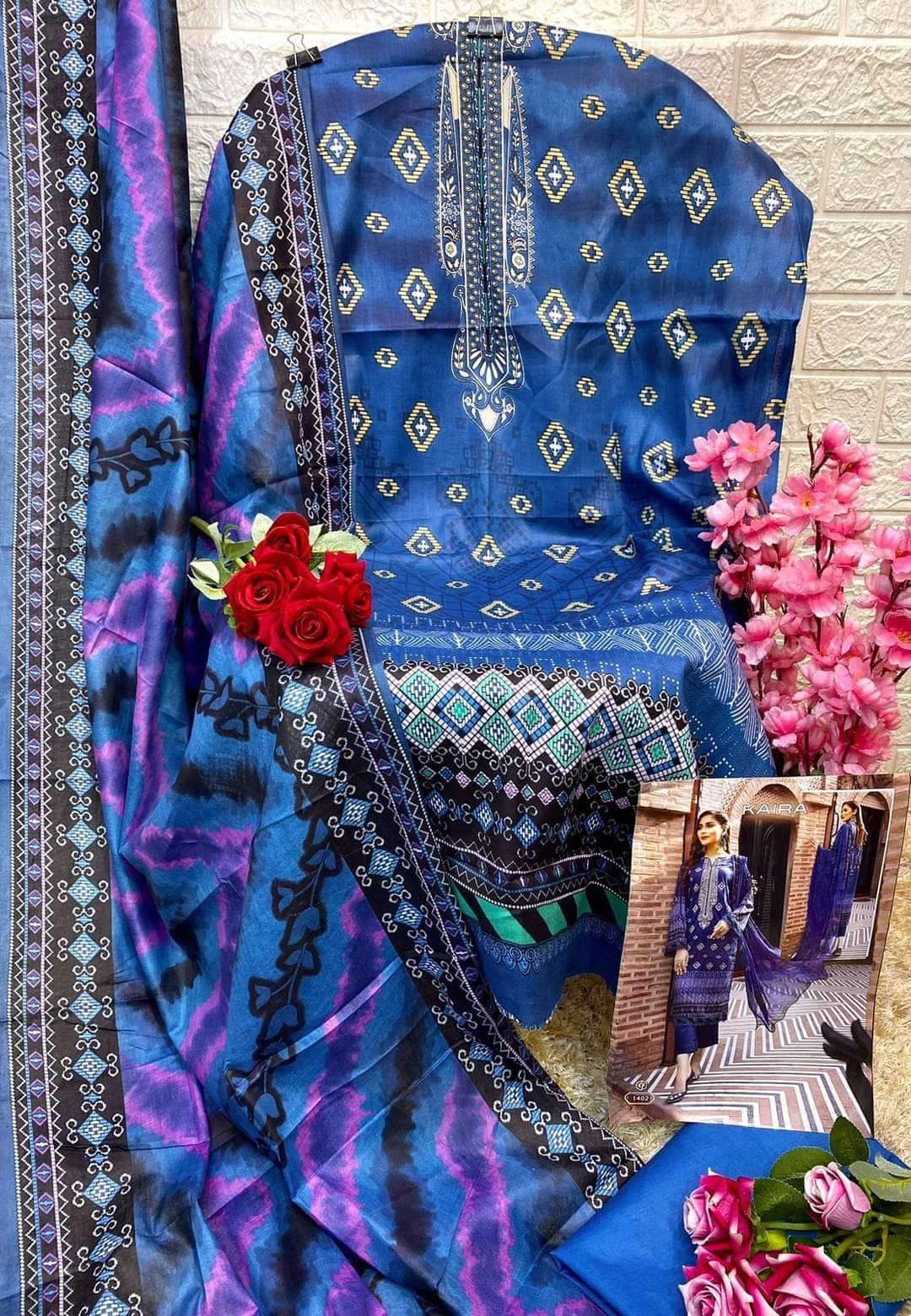 kaira vol 14 by keval fab exclusive karachi collection pakistani cotton ladies suits