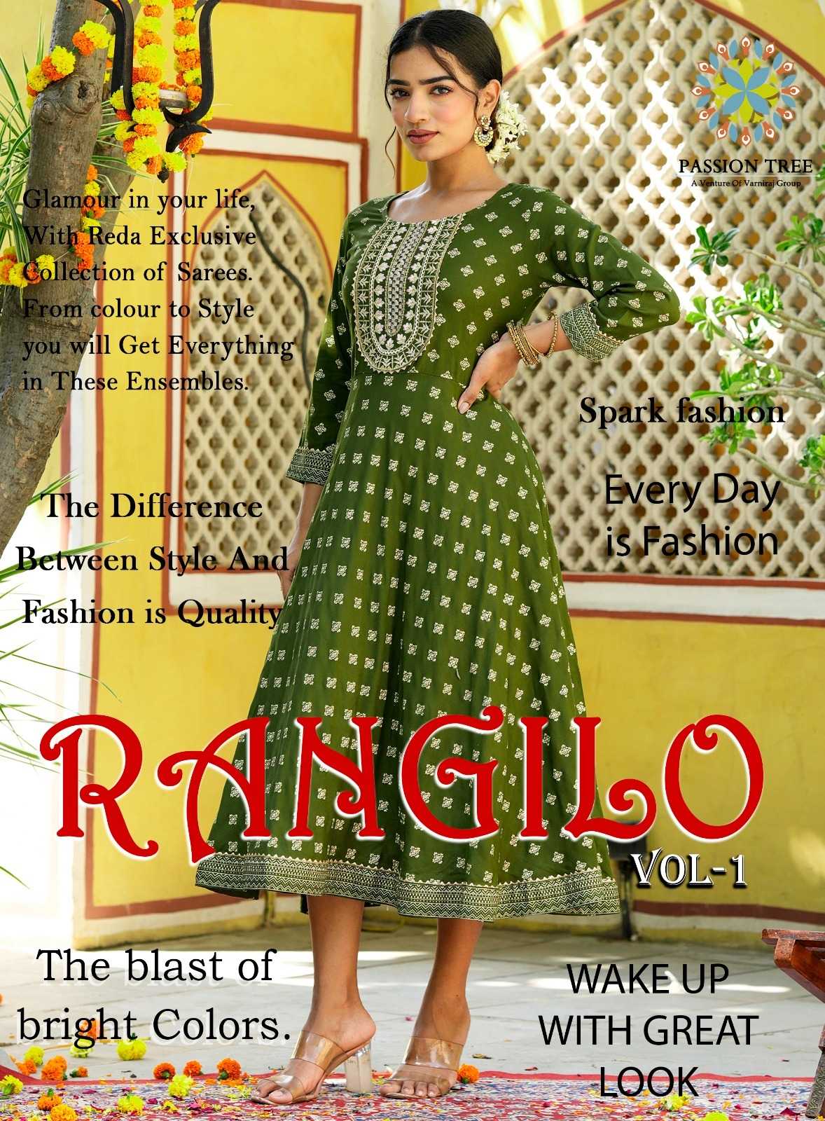 rangilo vol 1 by passion tree stitch flair kurti catalog