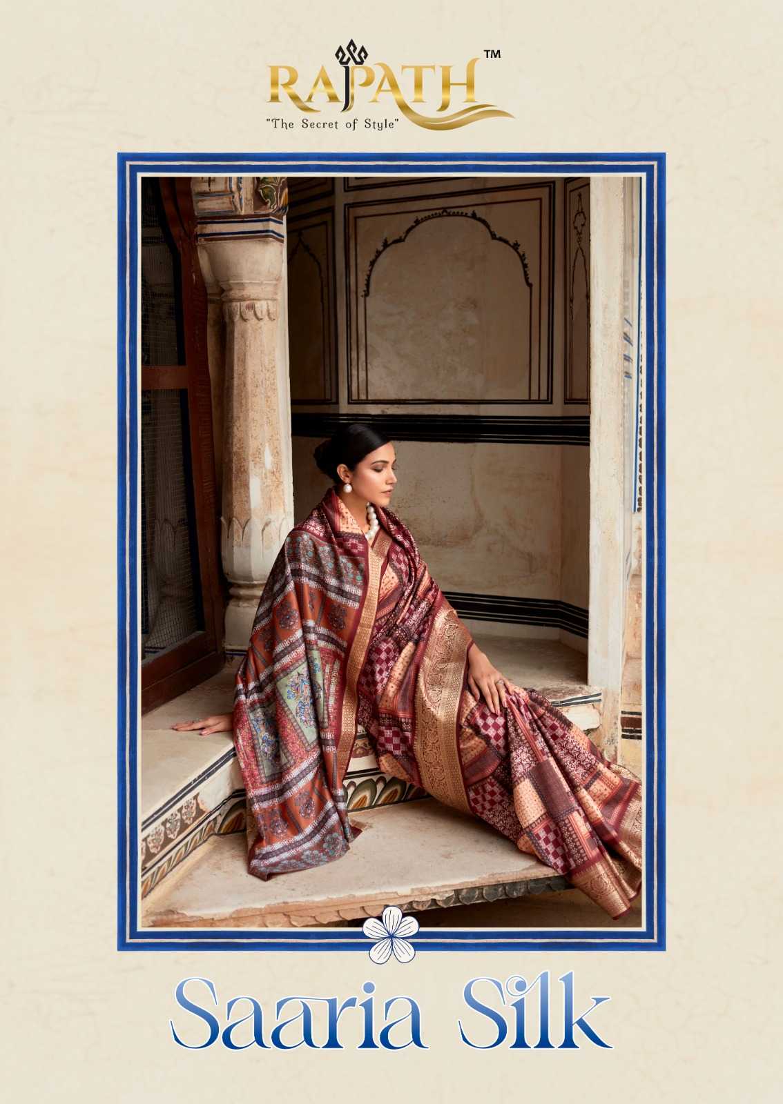 rajpath saaria silk 290001-290008 wedding wear stylish sarees catalog