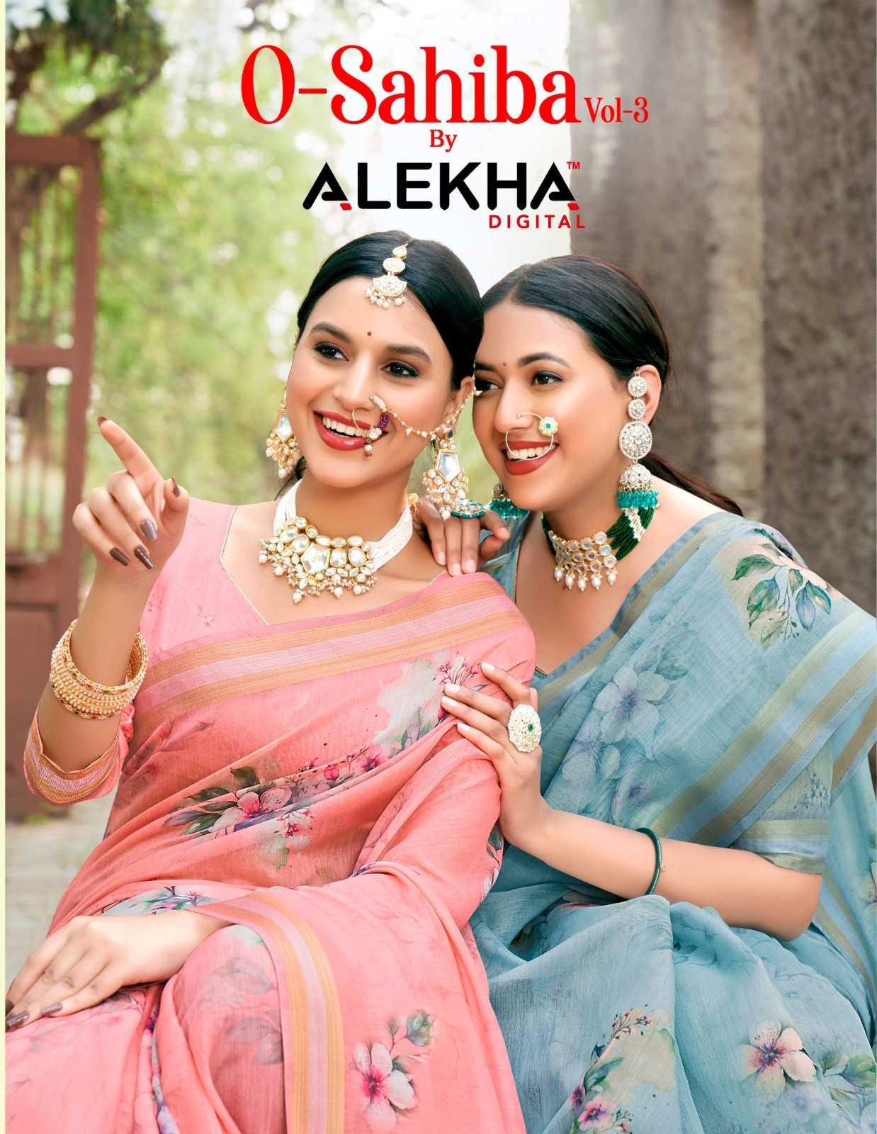 alekha o sahiba vol 3 25441-25446 comfy wear sarees supplier