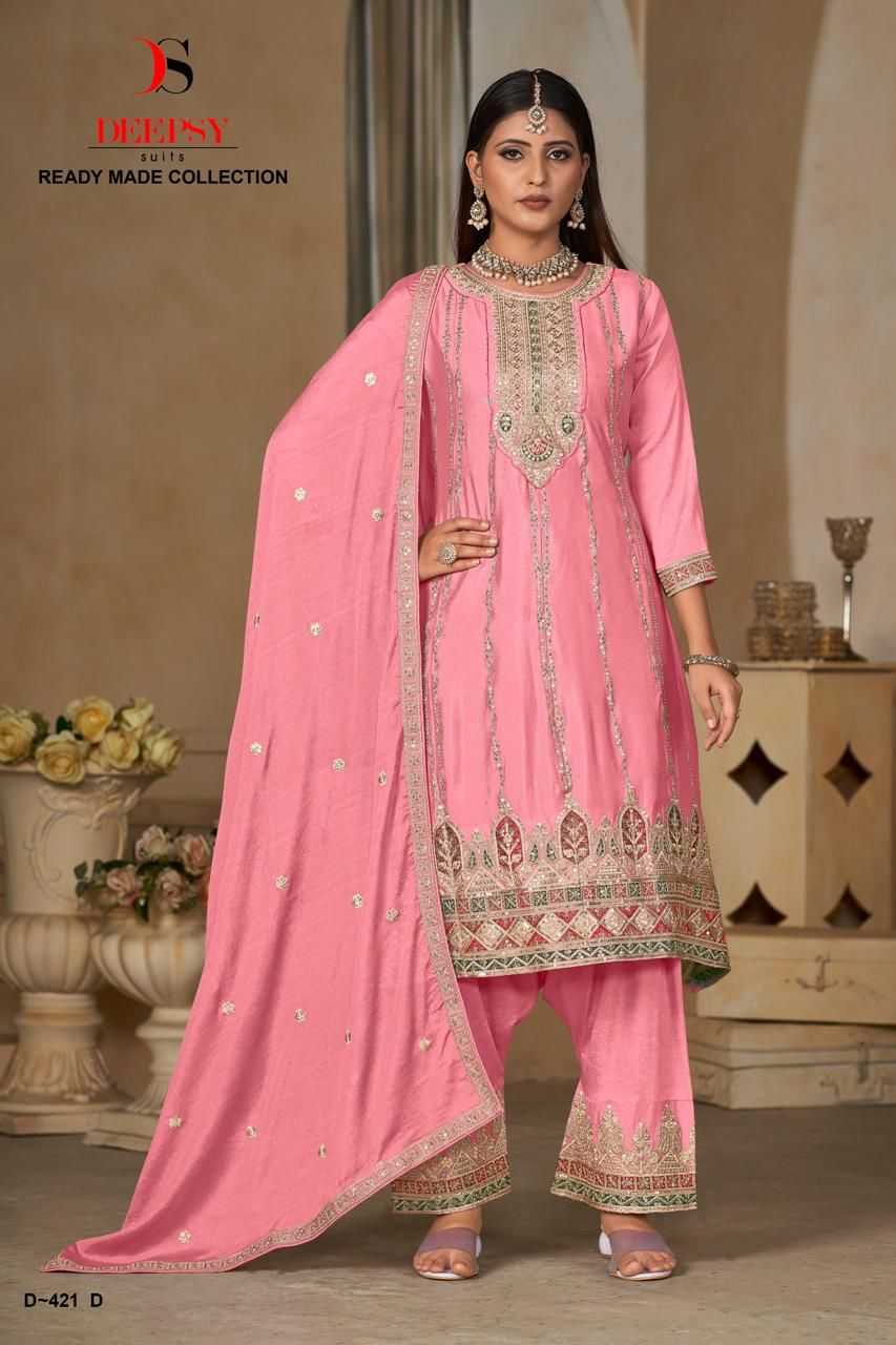 deepsy suit 421 launching ethnic style designer pakistani full stitch salwar kameez 