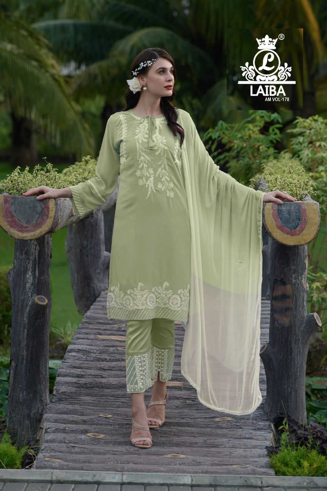 laiba vol 178 designer look pure georgette readymade pakistani salwar kameez