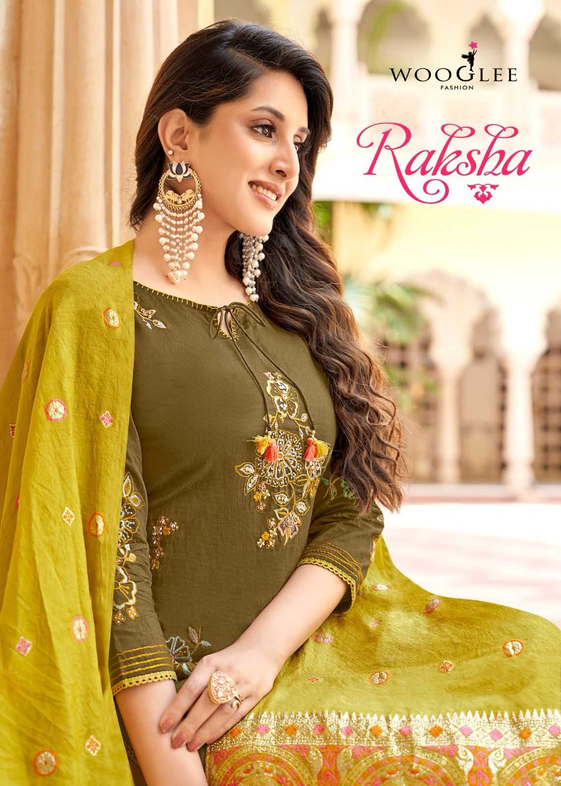 raksha by wooglee latest handwork full stitch salwar kameez