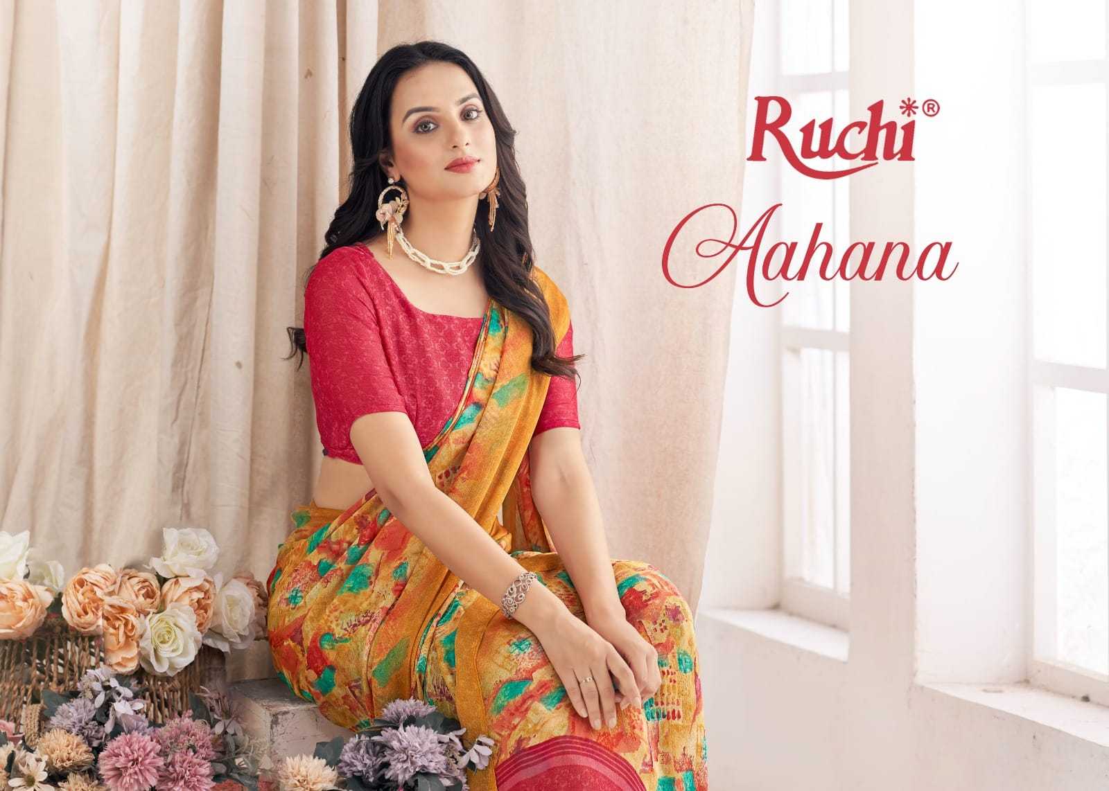 ruchi aahana vol 03 28701 a to 28706 b comfortable daily wear saree wholesaler 