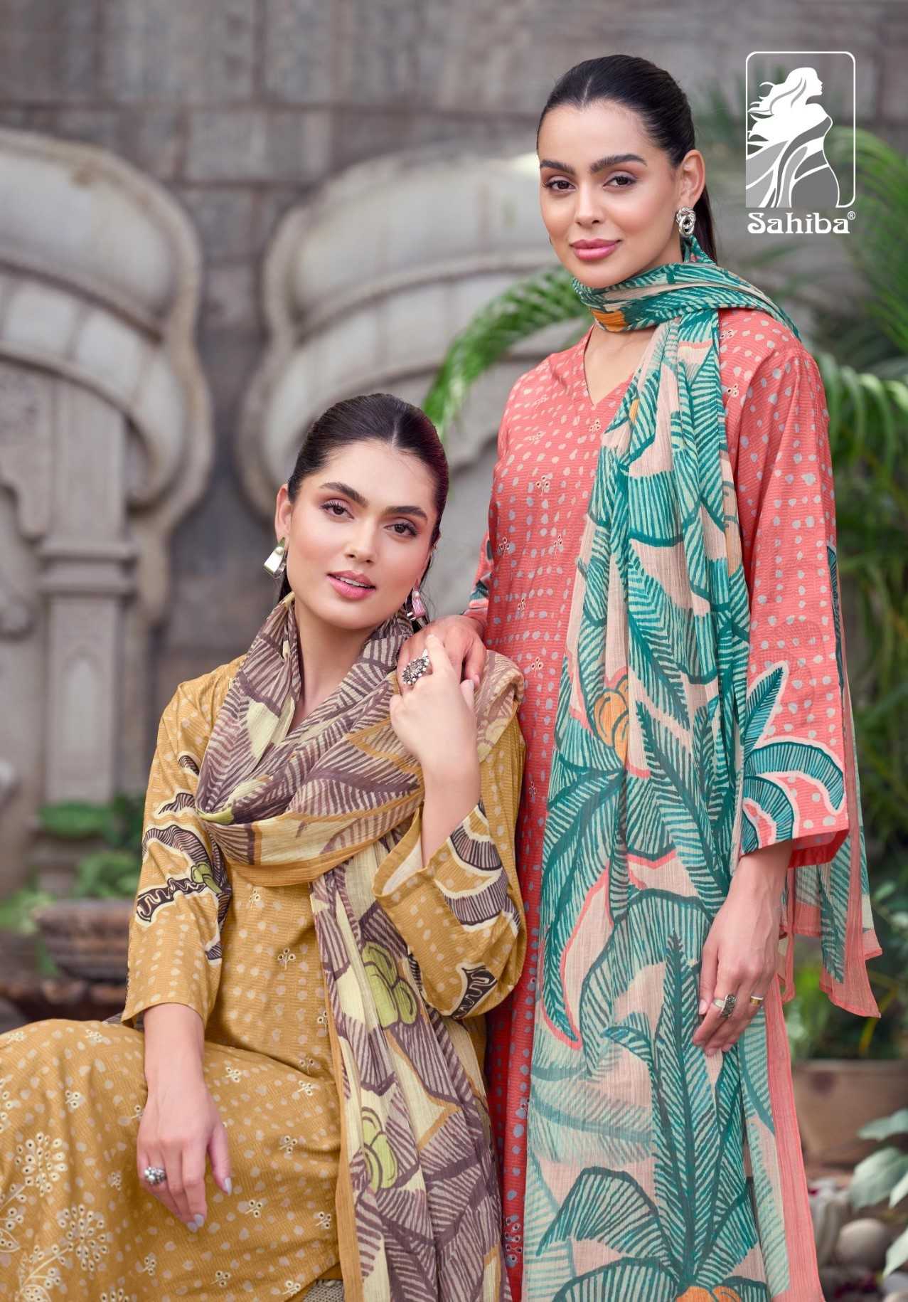 sahiba kashvi amazing look unstitch pure cotton salwar suit 