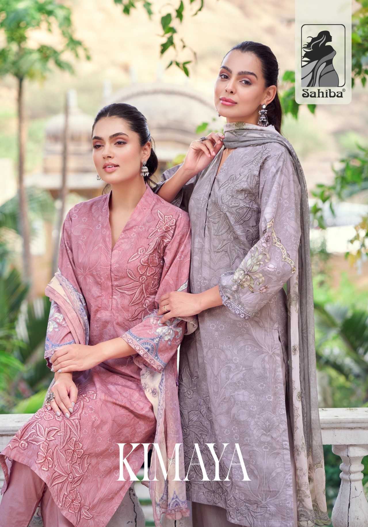 sahiba kimaya beautiful wear cotton unstitch salwar suit 