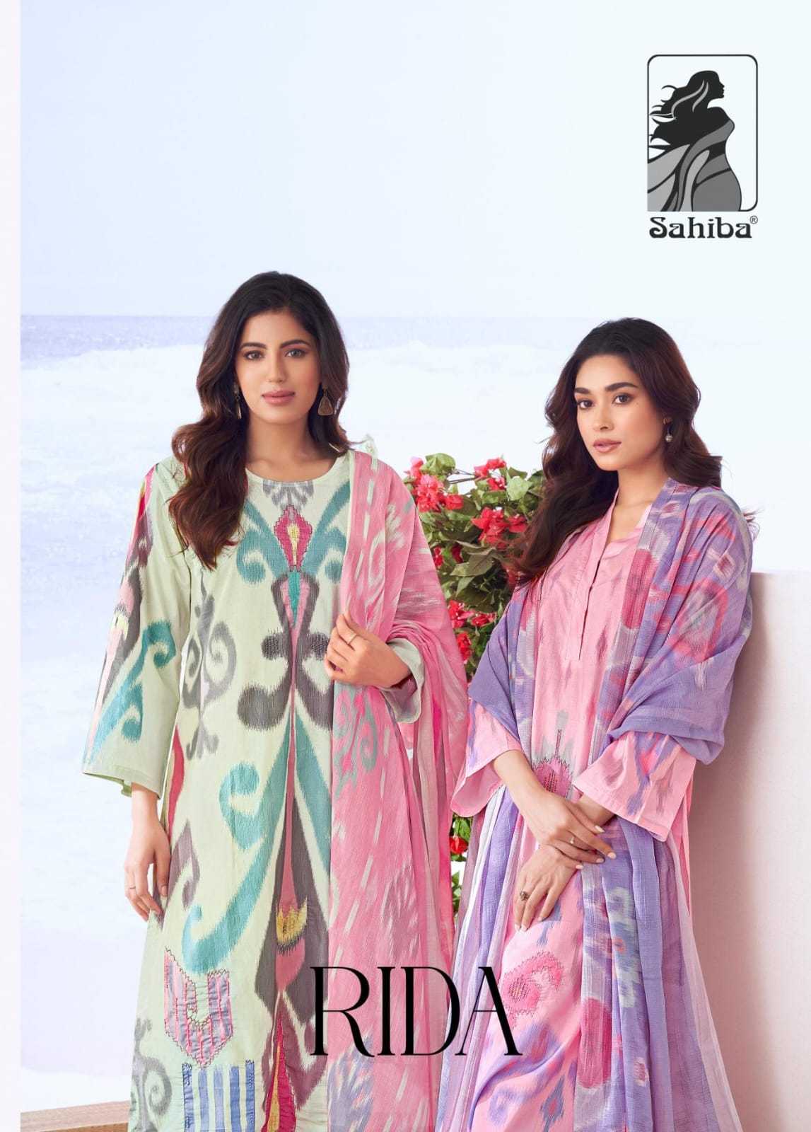 sahiba presents rida lawn cotton function wear unstitch salwar suit 