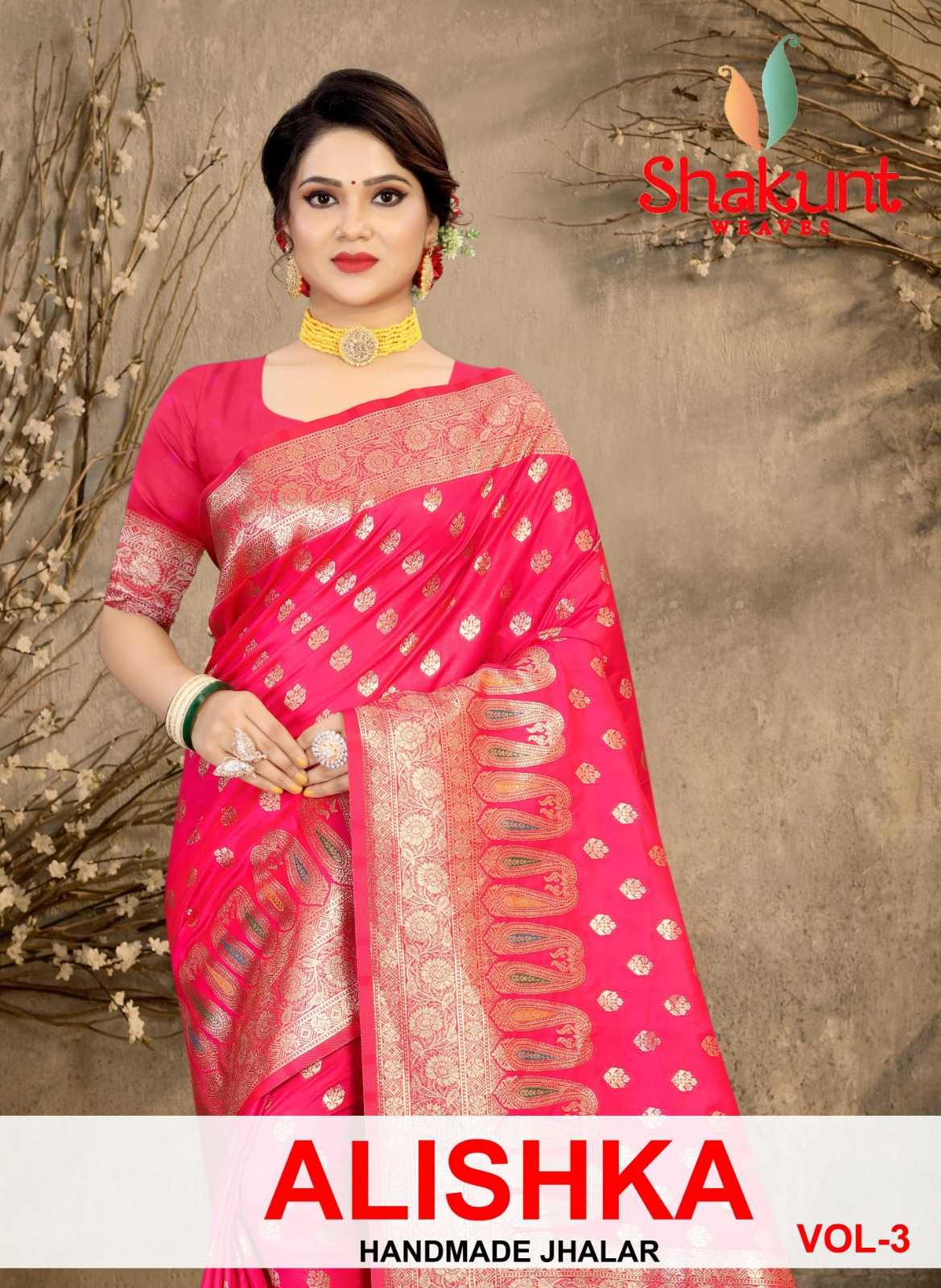 shakunt alishka vol 3 classy wear silk saree collection 