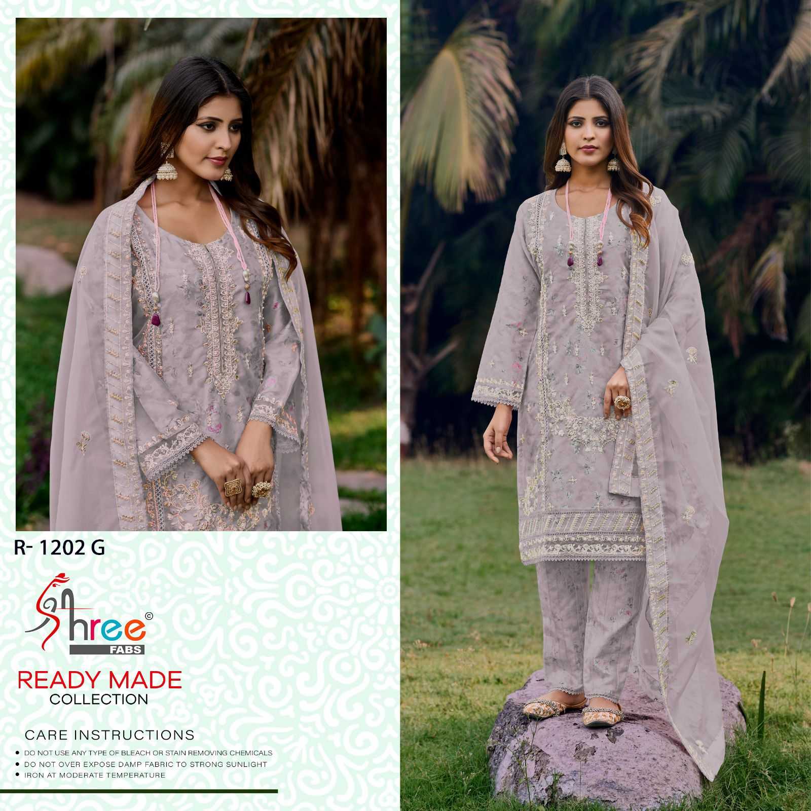 shree fab 1202e-1202h designer wear readymade pakistani salwar kameez 