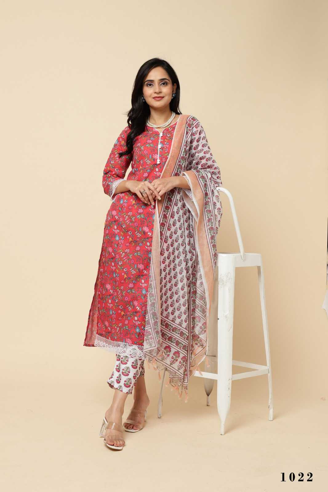 tanisha vol 3 by p r fancy cotton print comfortable salwar kameez