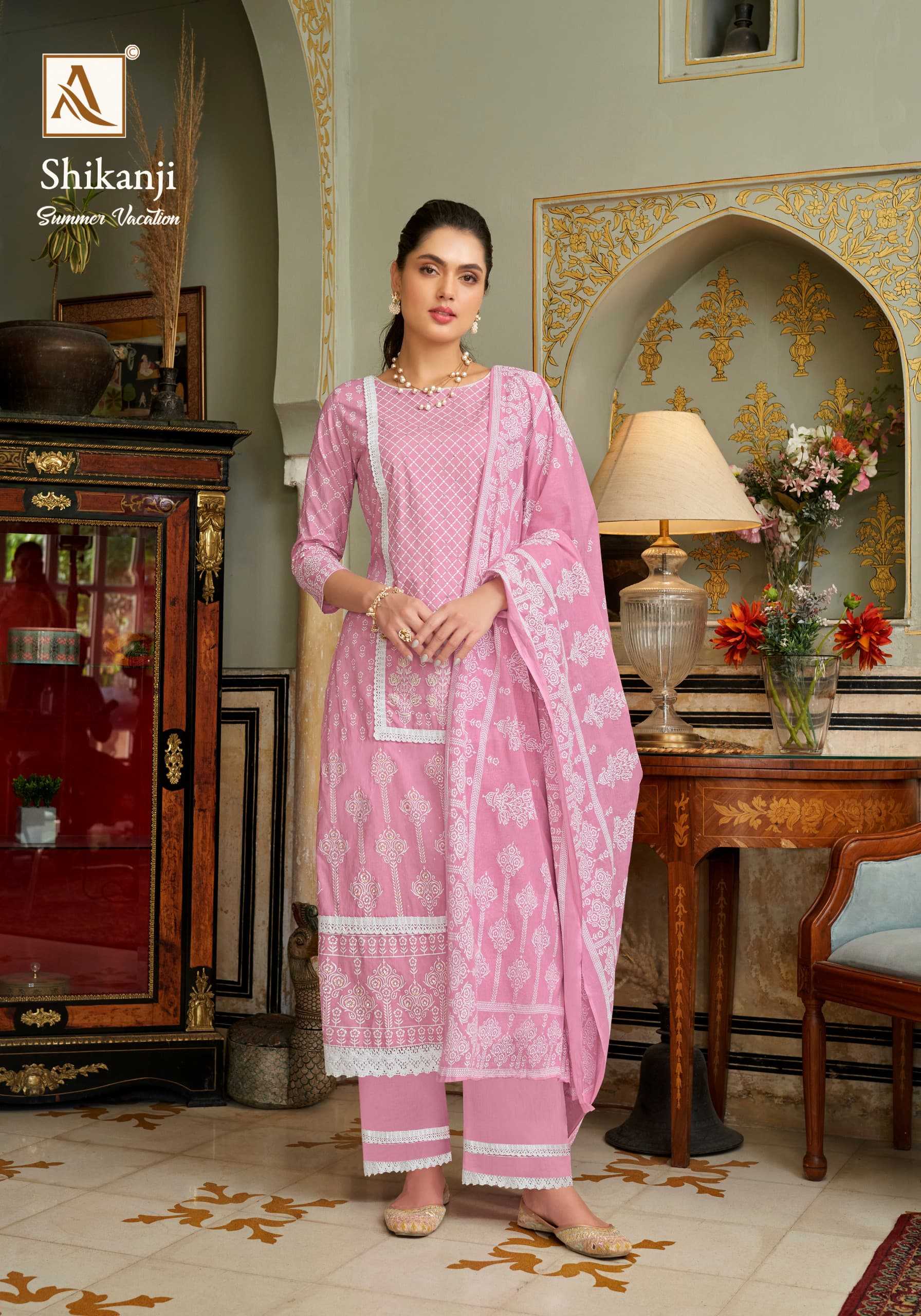 Alok Suit launched shikanji cotton suits the best quality in surat