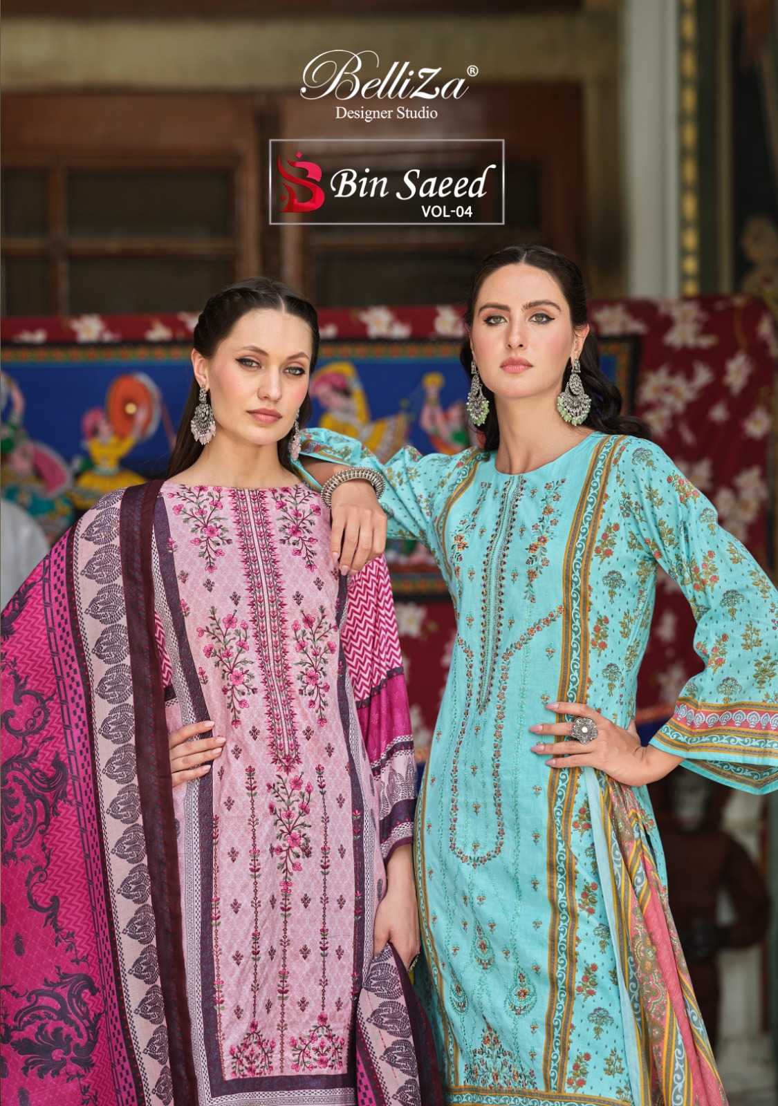 belliza designer bin saeed vol 4 simple pakistani style salwar kameez exports