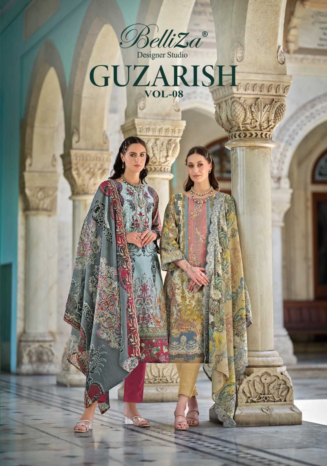 belliza designer guzarish vol 8 fancy designer pakistani salwar suit dress material