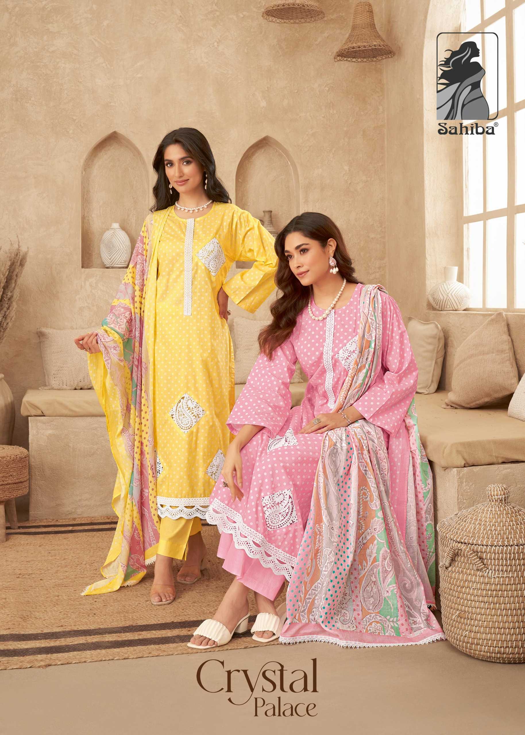 crystal palace by sahiba festival wear cotton lawn digital print modern pakistani salwar suit