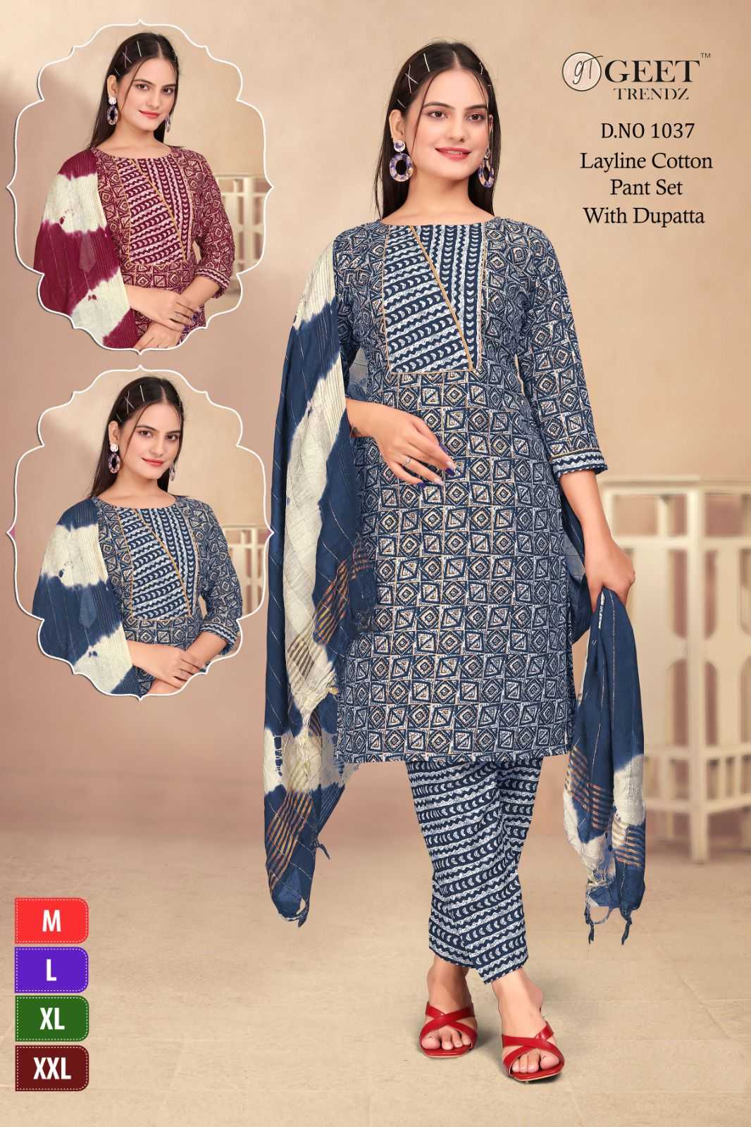 geet trendz full stitch fancy comfortable layline cotton salwar kameez exports