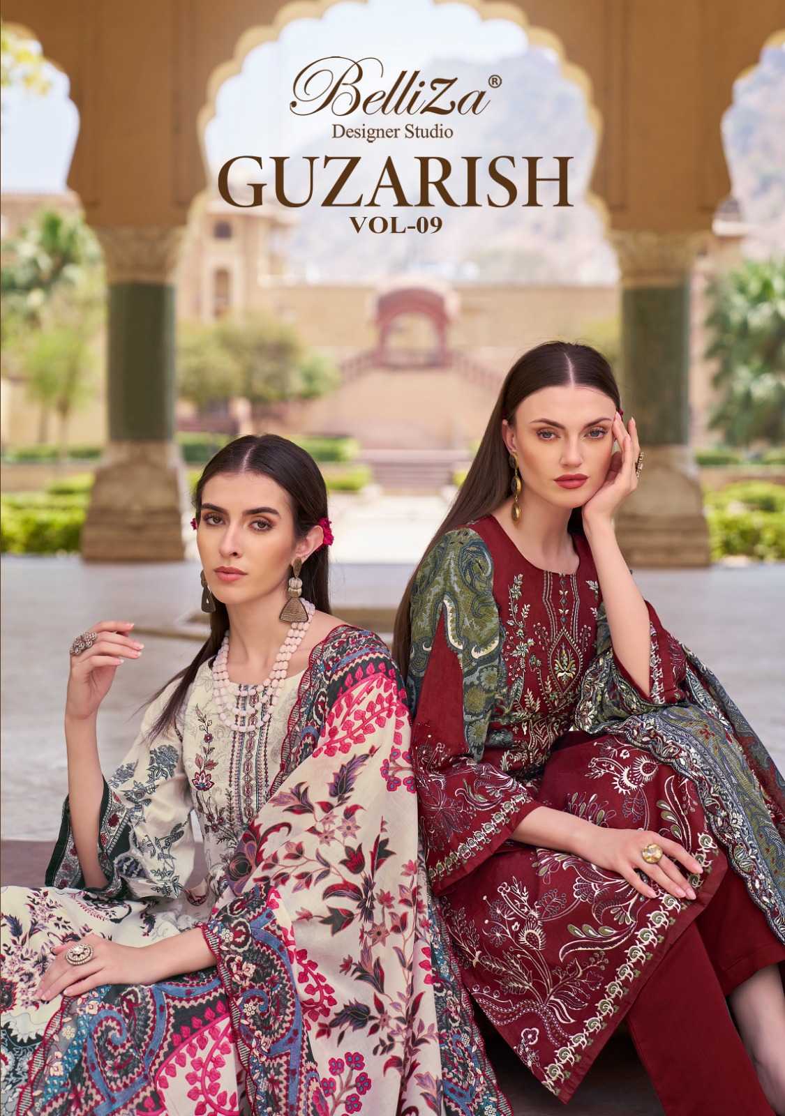 guzarish vol 9 by belliza designer cotton new design pakistani salwar suit exports