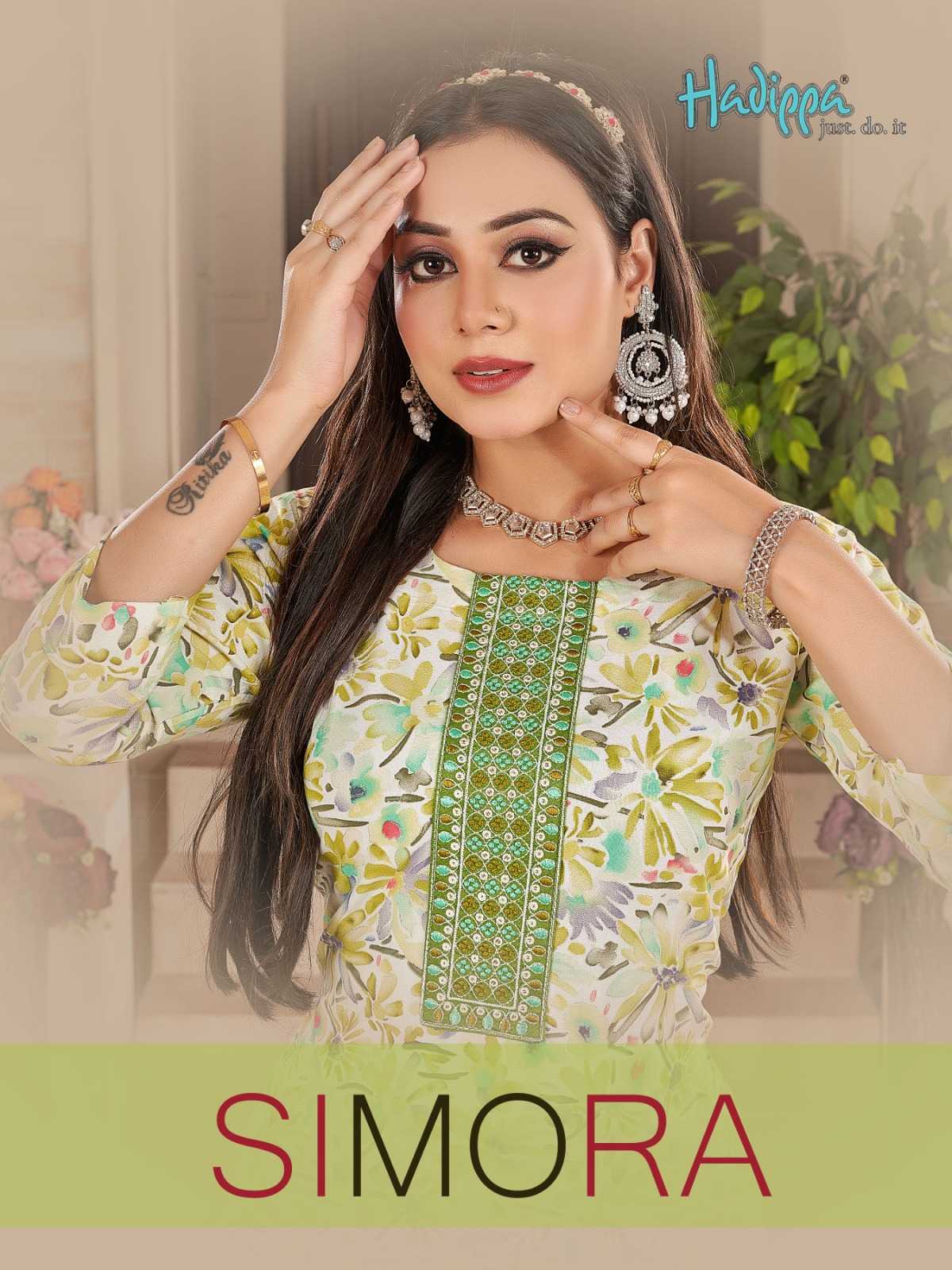 hadippa presents simora new trendy rayon straight cut full stitch salwar kameez