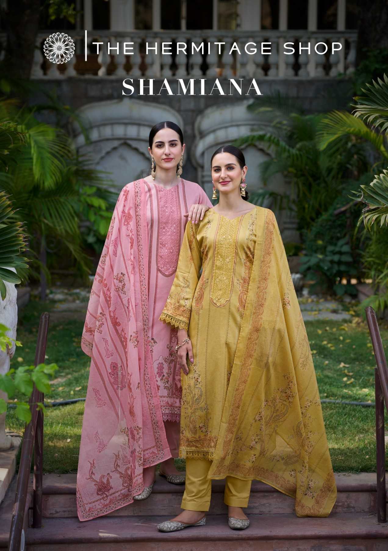 hermitage presents shamiana launch exclusive pakistani swiss lawn salwar kameez