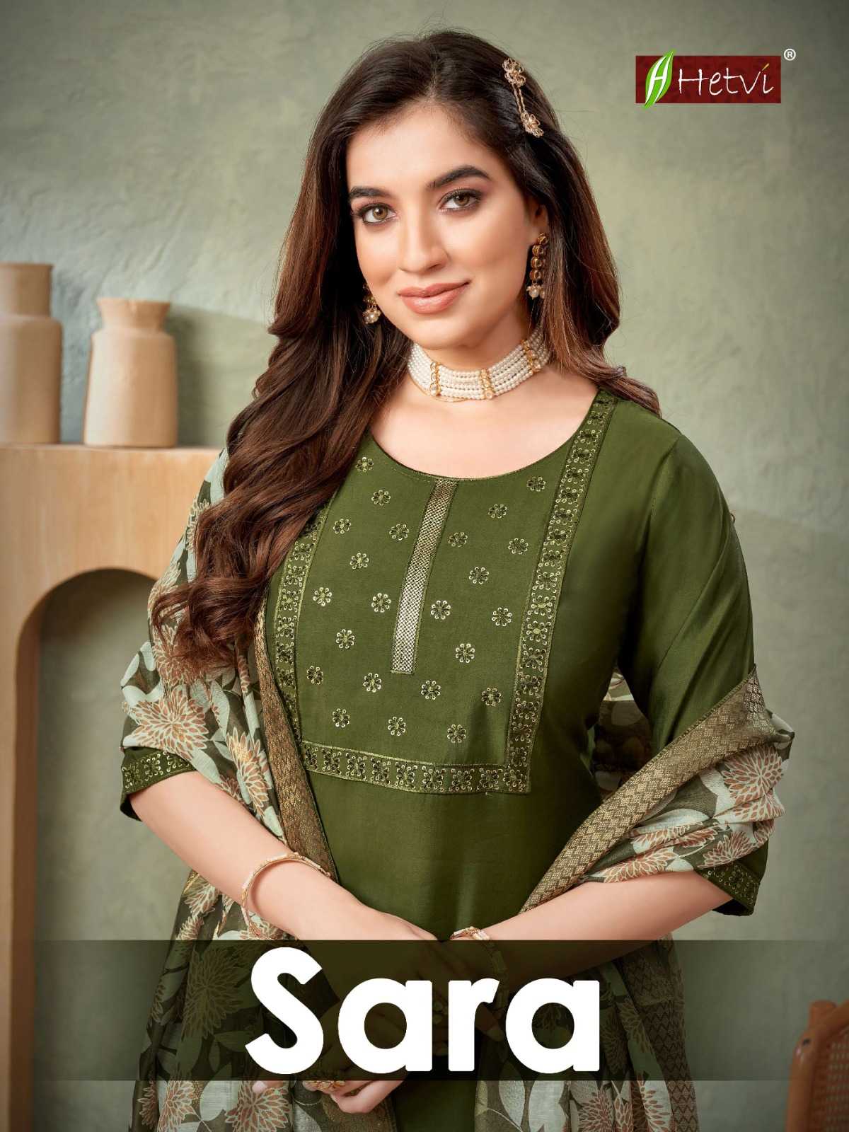 hetvi presents sara hit design roman silk full stitch salwar suit exports