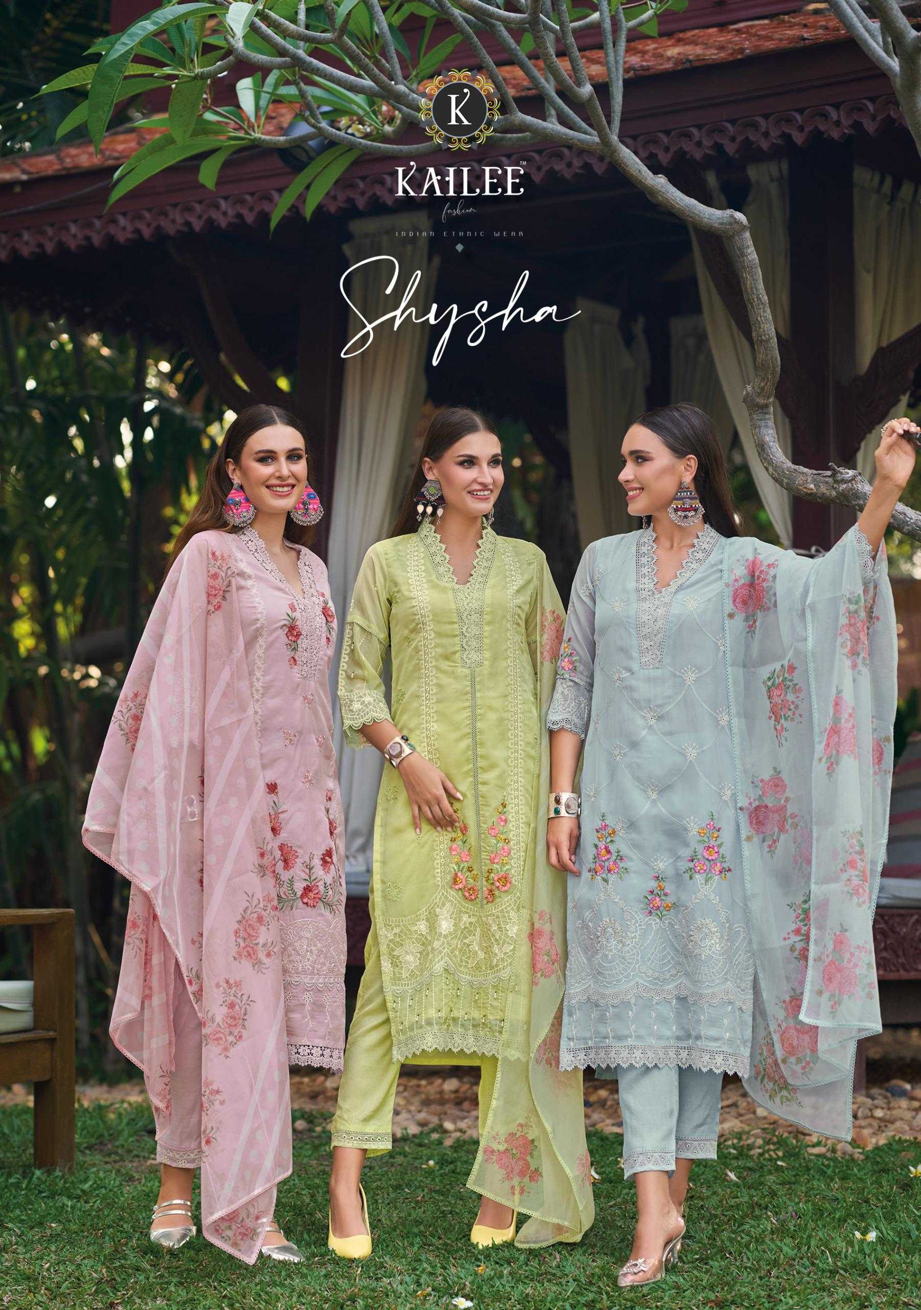 kailee fashion shysha launch exclusive premium pakistani cotton readymade salwar suit