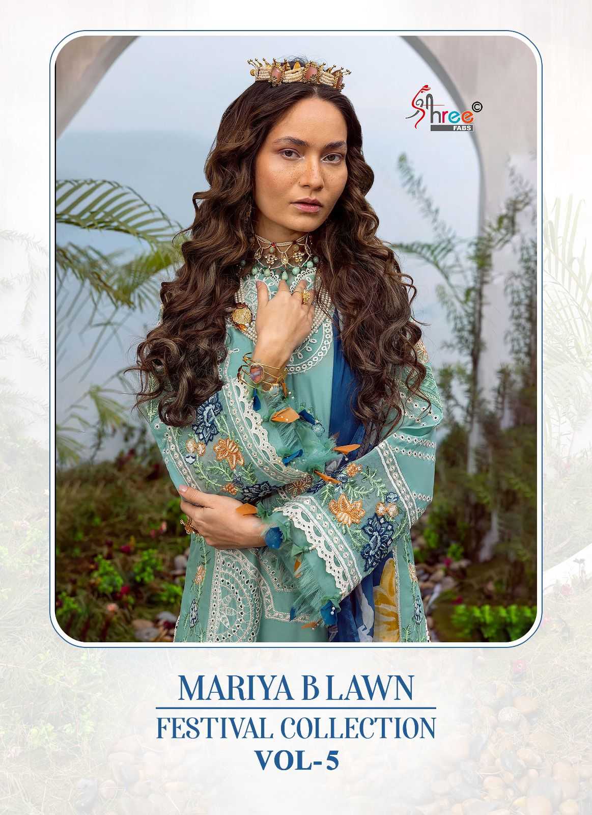 mariya b lawn festival collection 5 by shree fab fancy design pakitani salwar suit  