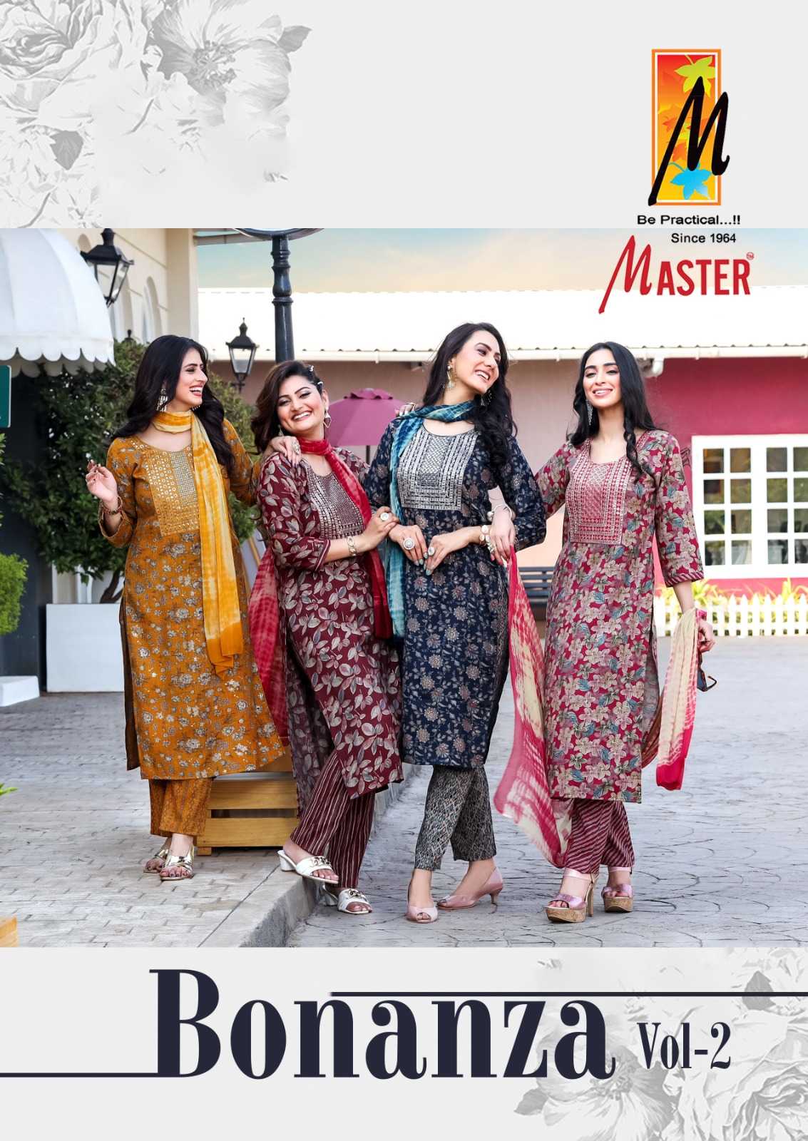 master bonaza fancy casual wear capusle print readumade salwar kameez