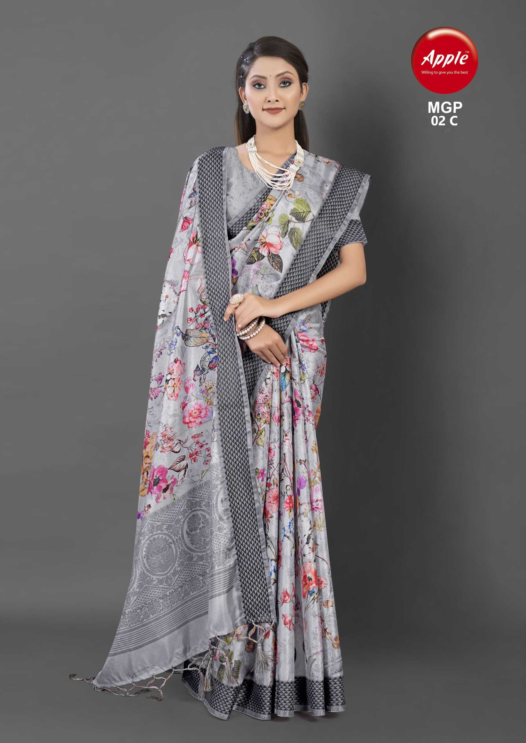mgp vol 2 by apple saree new trendy manipuri black patta saree wholesaler