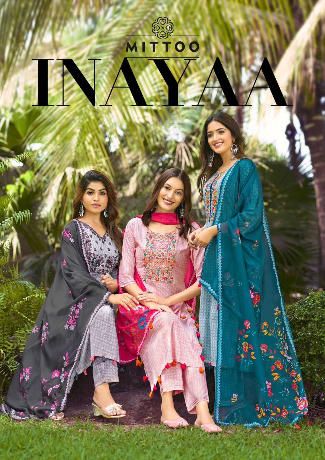 mittoo presents innaya new trendy full stitch threadwork salwar kameez