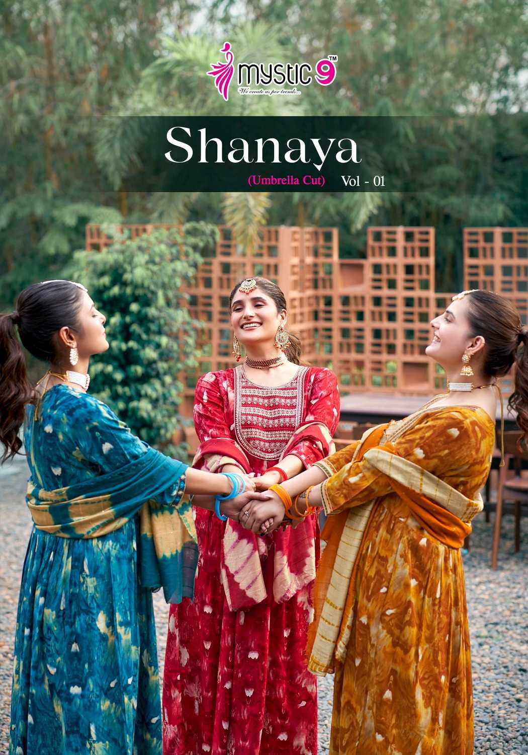 mystic9 shanaya vol 1 launch function stylish full stitch salwar kameeez