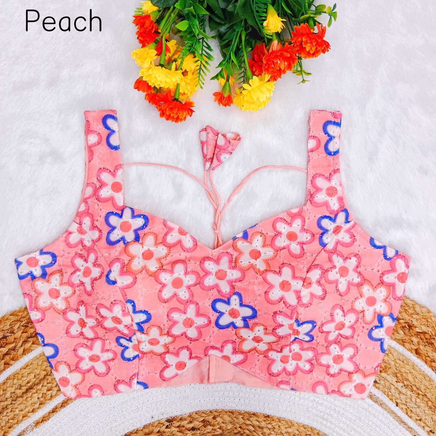 pr hakooba digital fancy hakooba ethnic style cotton pan neck apple cut fancy blouse 