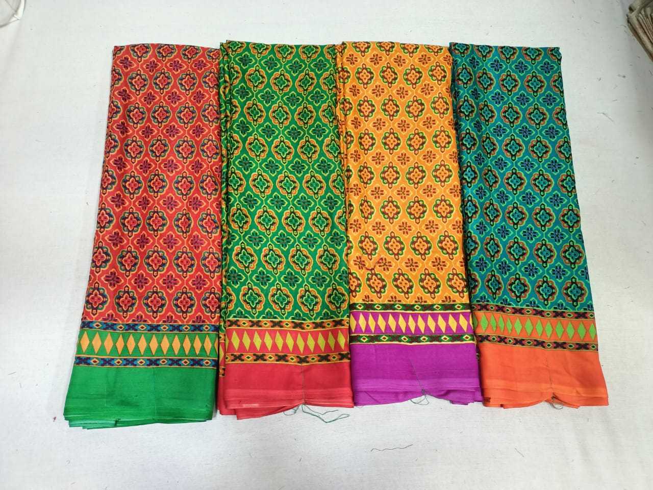pr poonam sarees daily wear fancy powder crepe saree with blouse exports