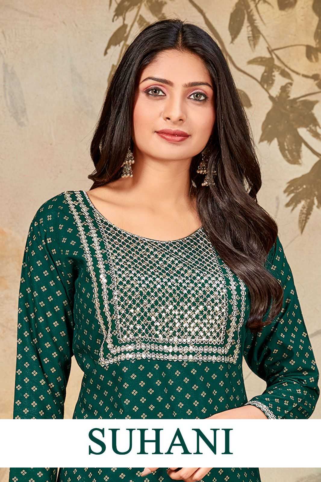 pr suhani full stitch new style fancy big size short kurti catalogue exports