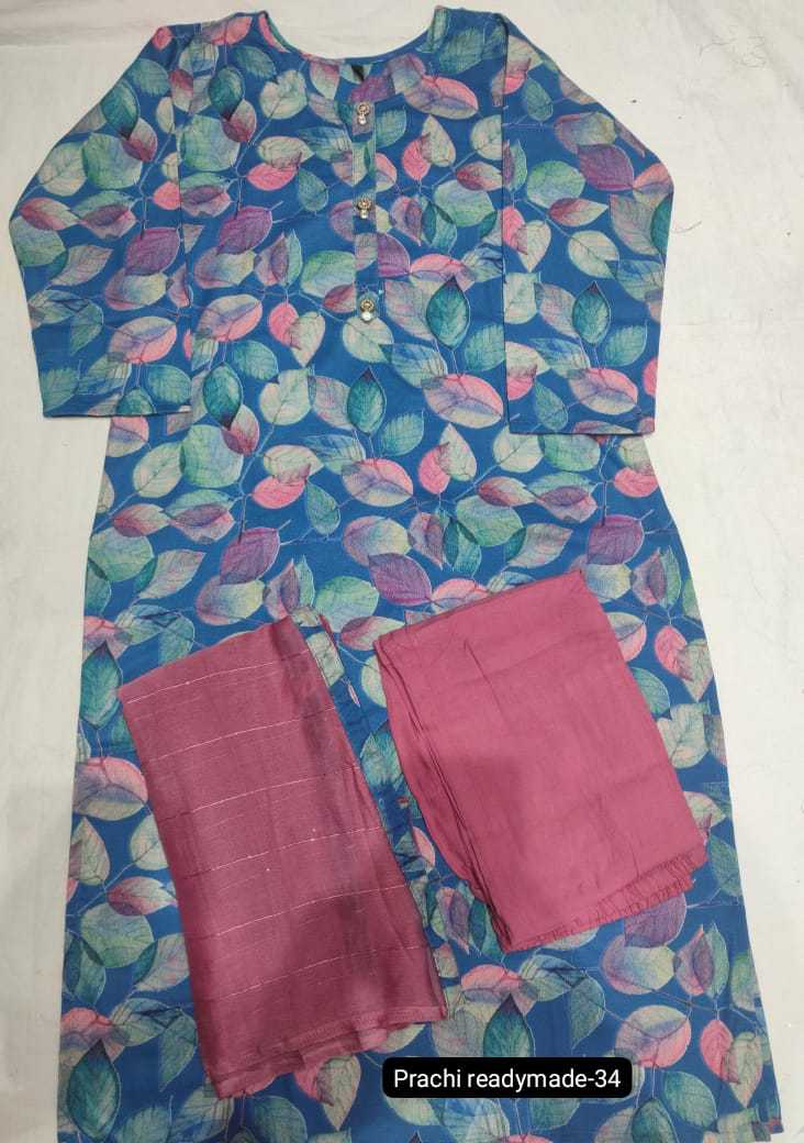 prachi linen readymade 3 pc set collection