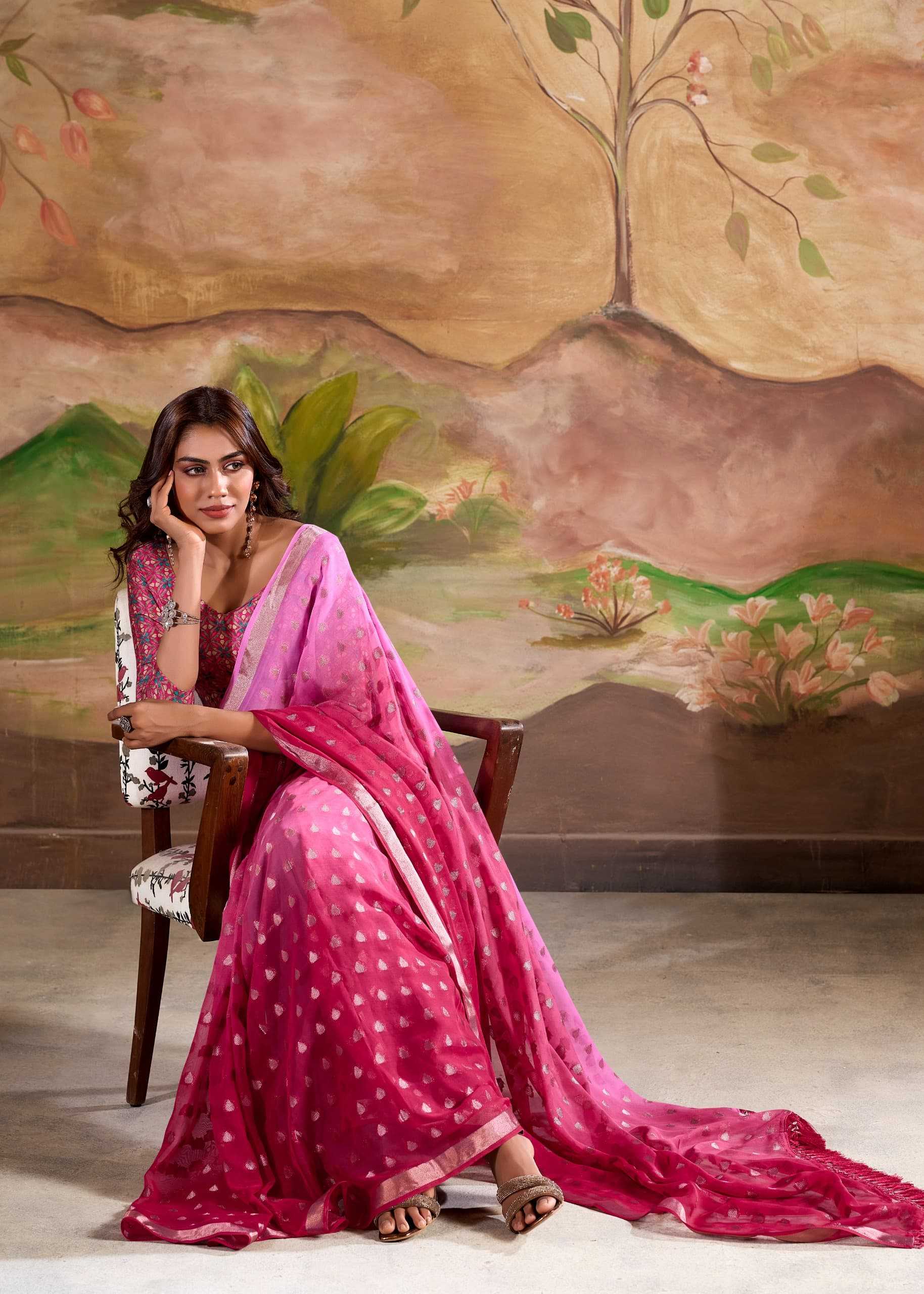 rajpath merigold silk fancy designer saree wholesaler & exports 