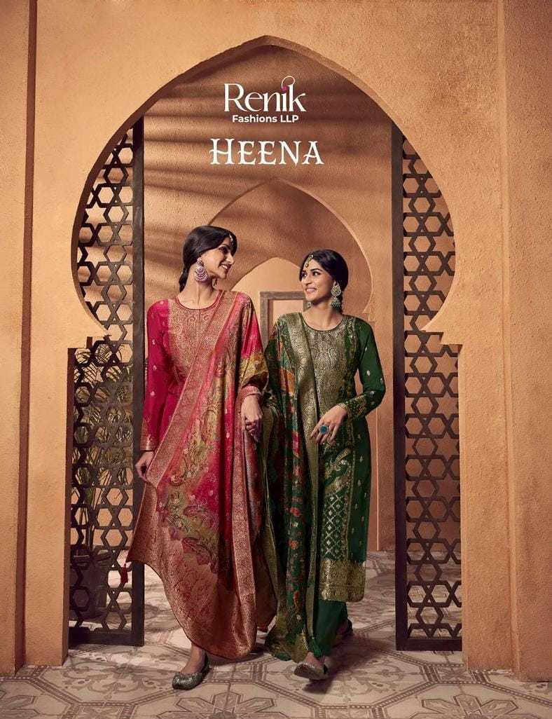 renik fashion heena festive wear unstitch salwar suit 