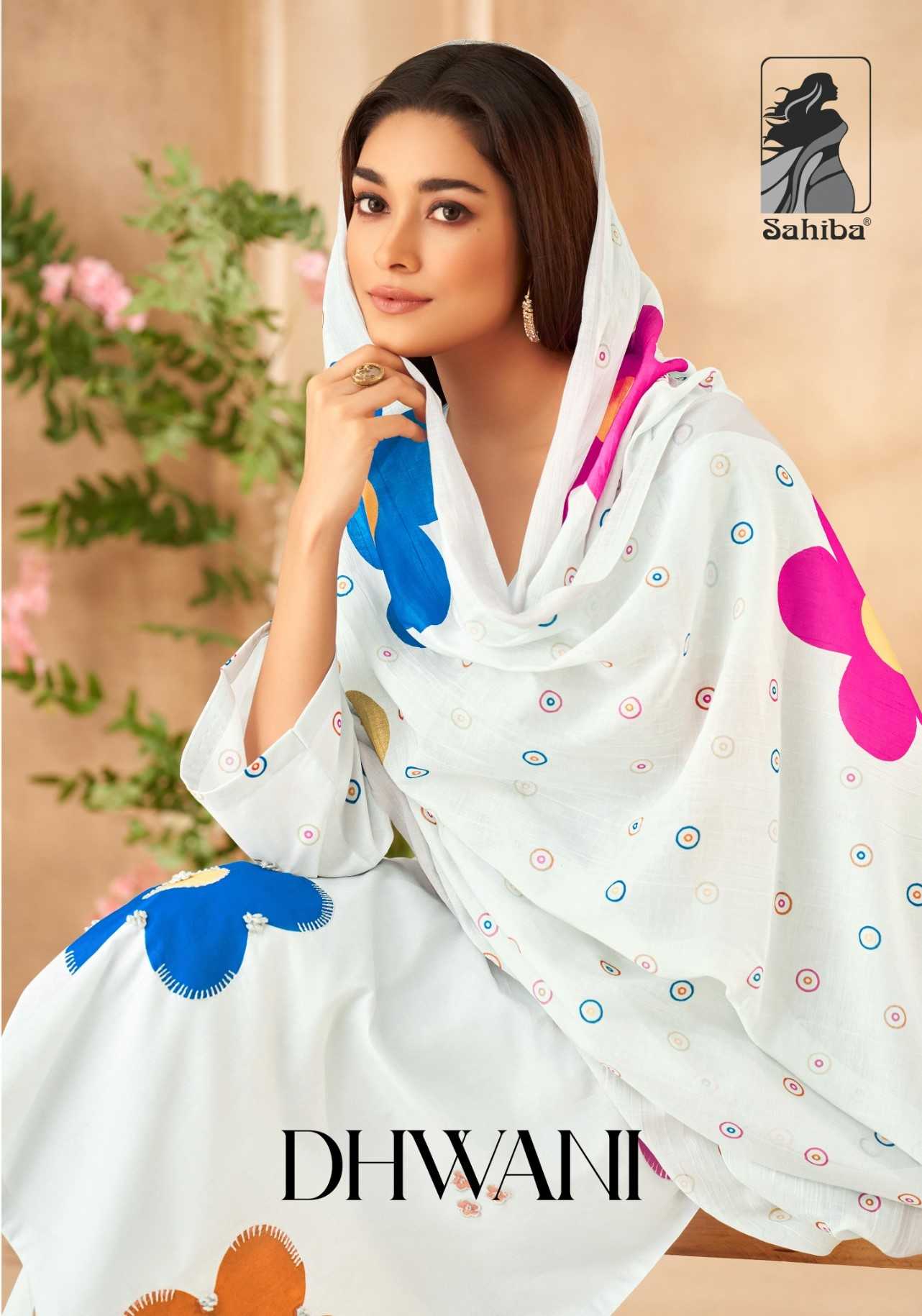 sahiba dhwani launch classy look pakistani cotton lawn salwar suit wholesaler