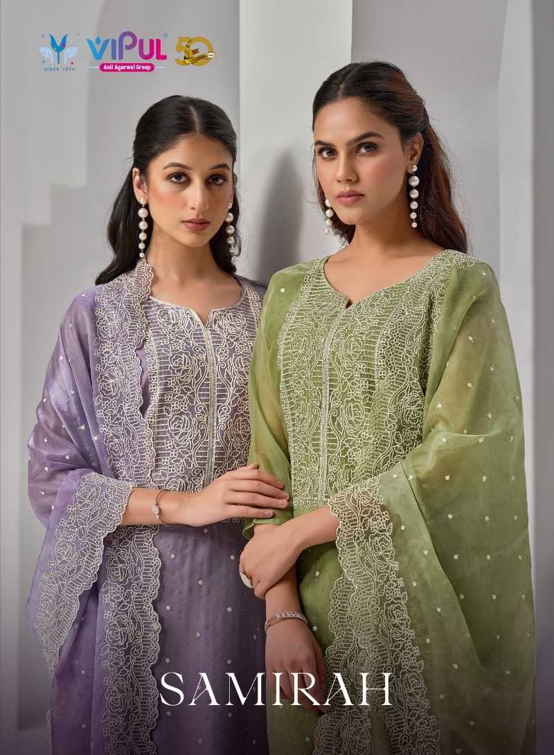 VIPUL SAMIRAH ORGANZA DESIGNER SALWAR KAMEEZ