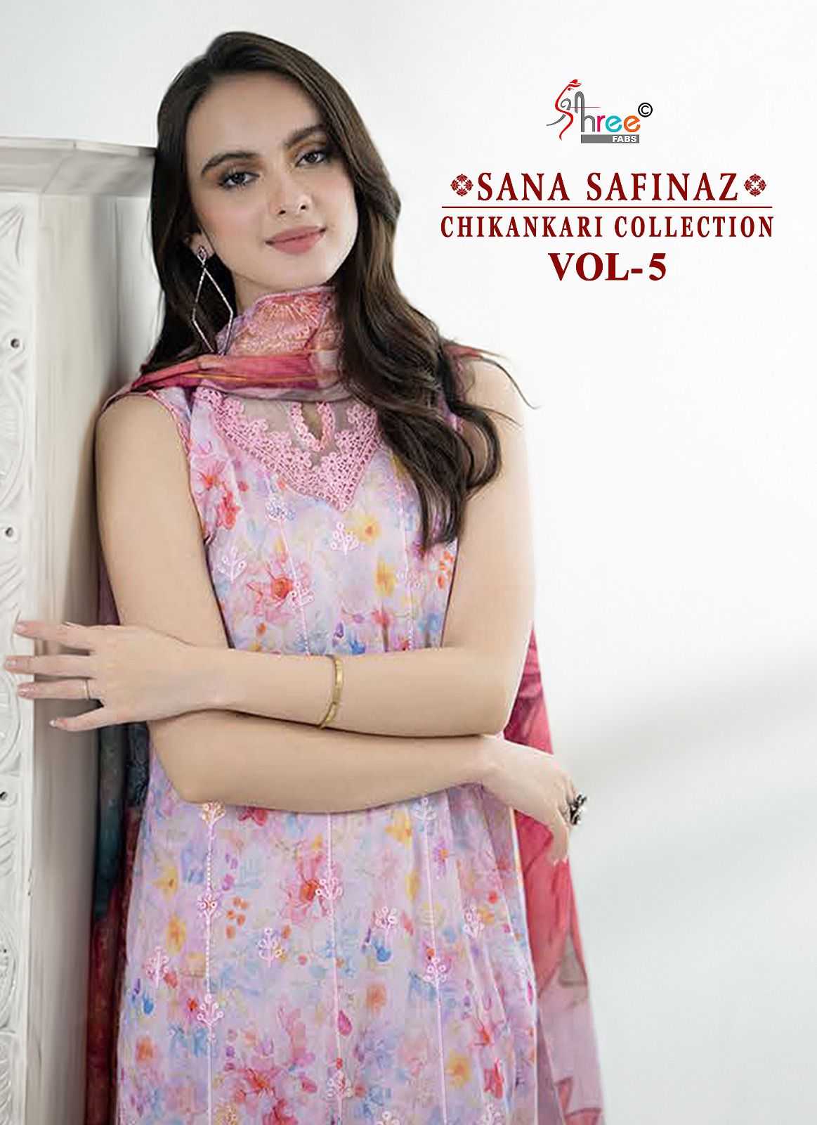 sana safinaz chikankari collection vol 5 by shree fabs launch simple pakistani salwar suit