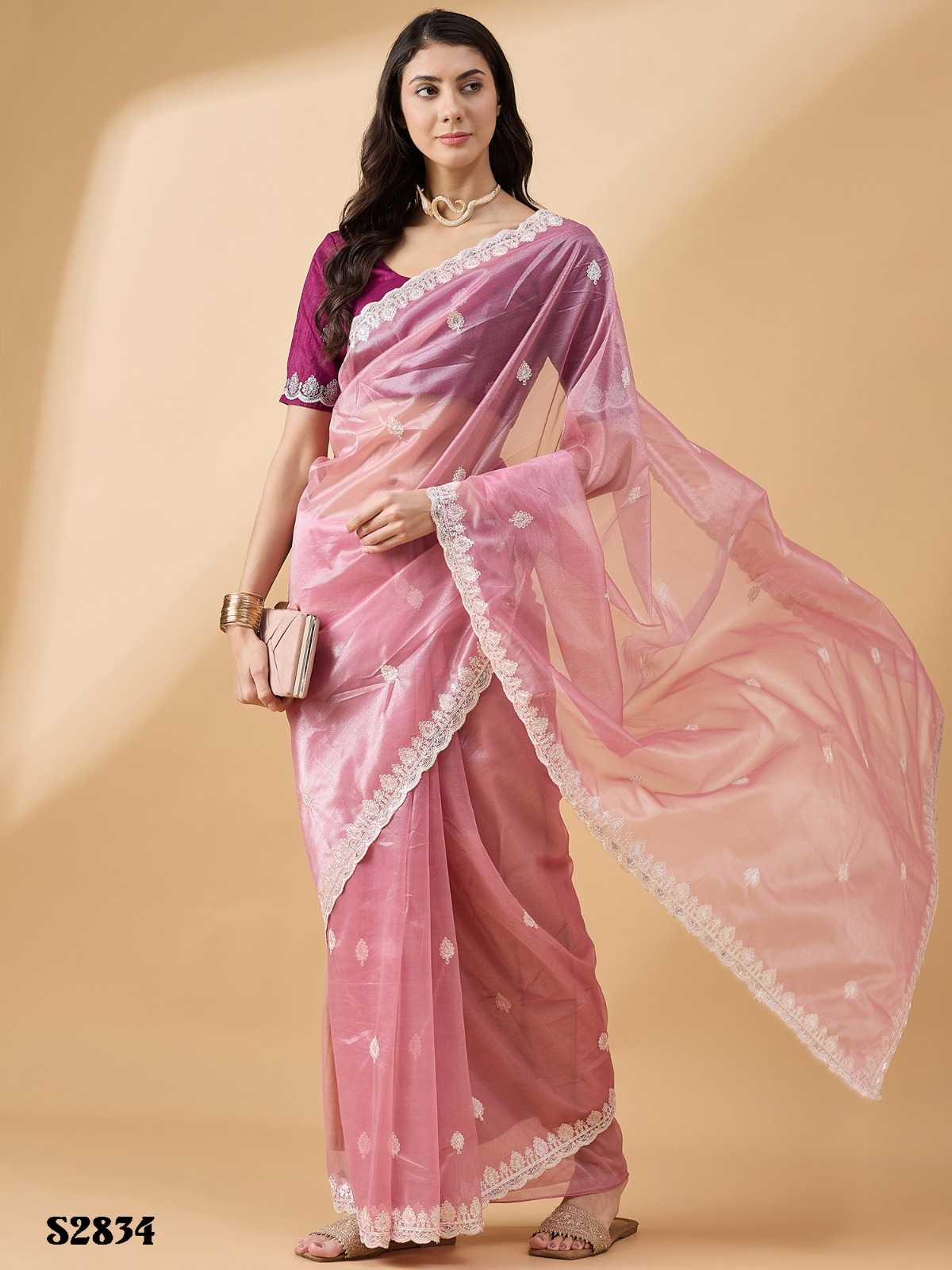 satya by mahotsav function style saree with blouse collection