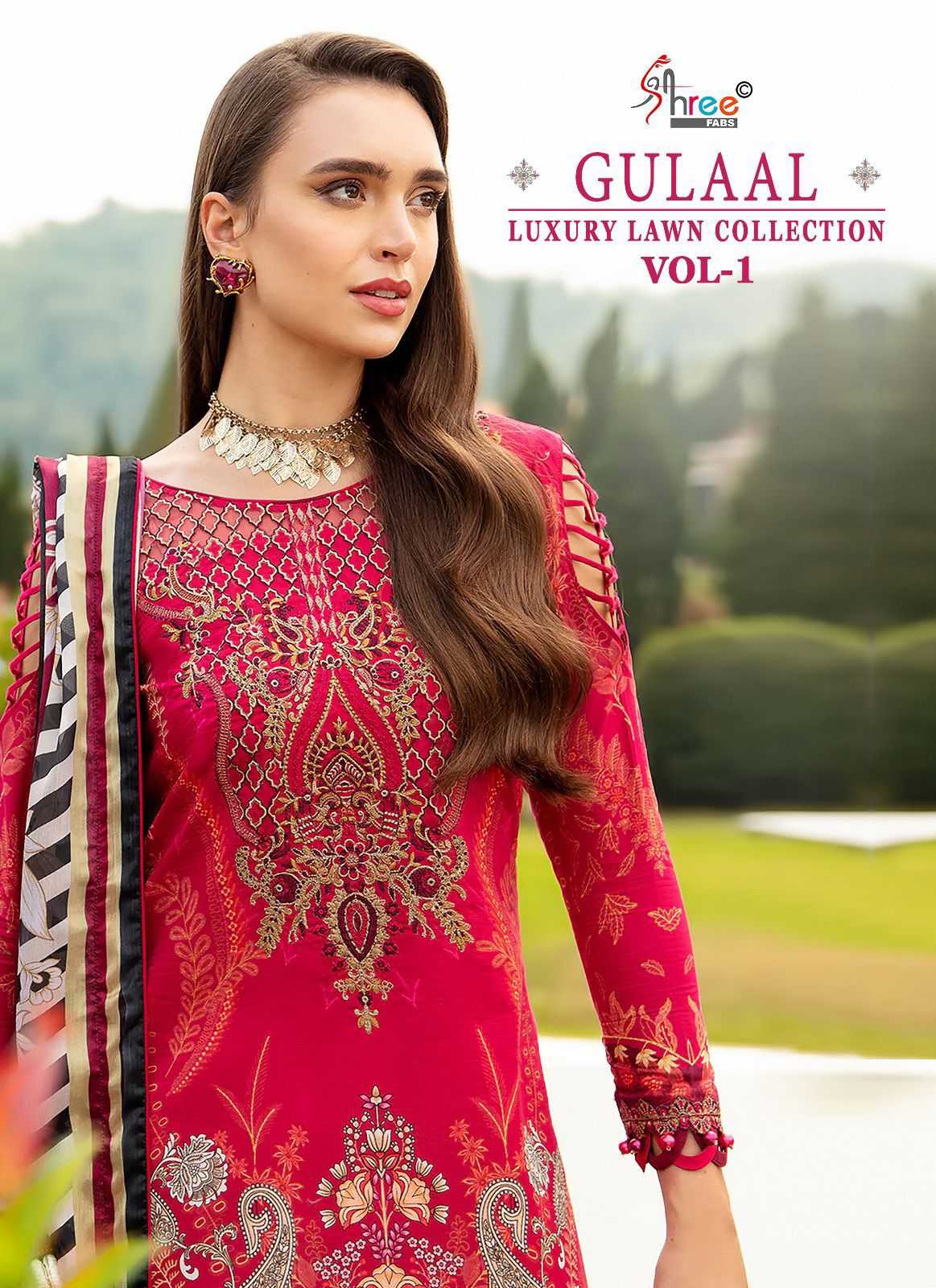 shree fabs gulaal luxury lawn collection vol 1 trendy exclusive Pakistani salwar kameez