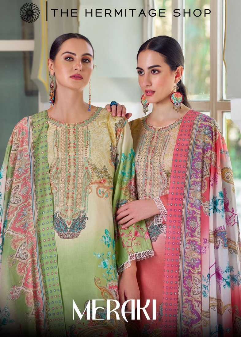 meraki by ther hermitage lawn summer wear ladies suits
